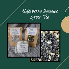 Load image into Gallery viewer, Elderberry Jasmine Green Tea
