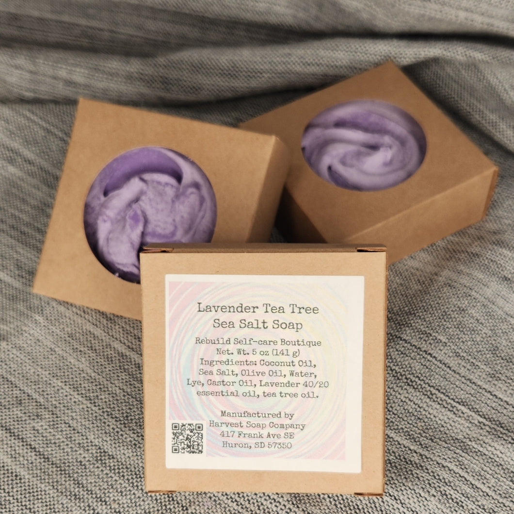 Lavender Tea Tree Salt Soap