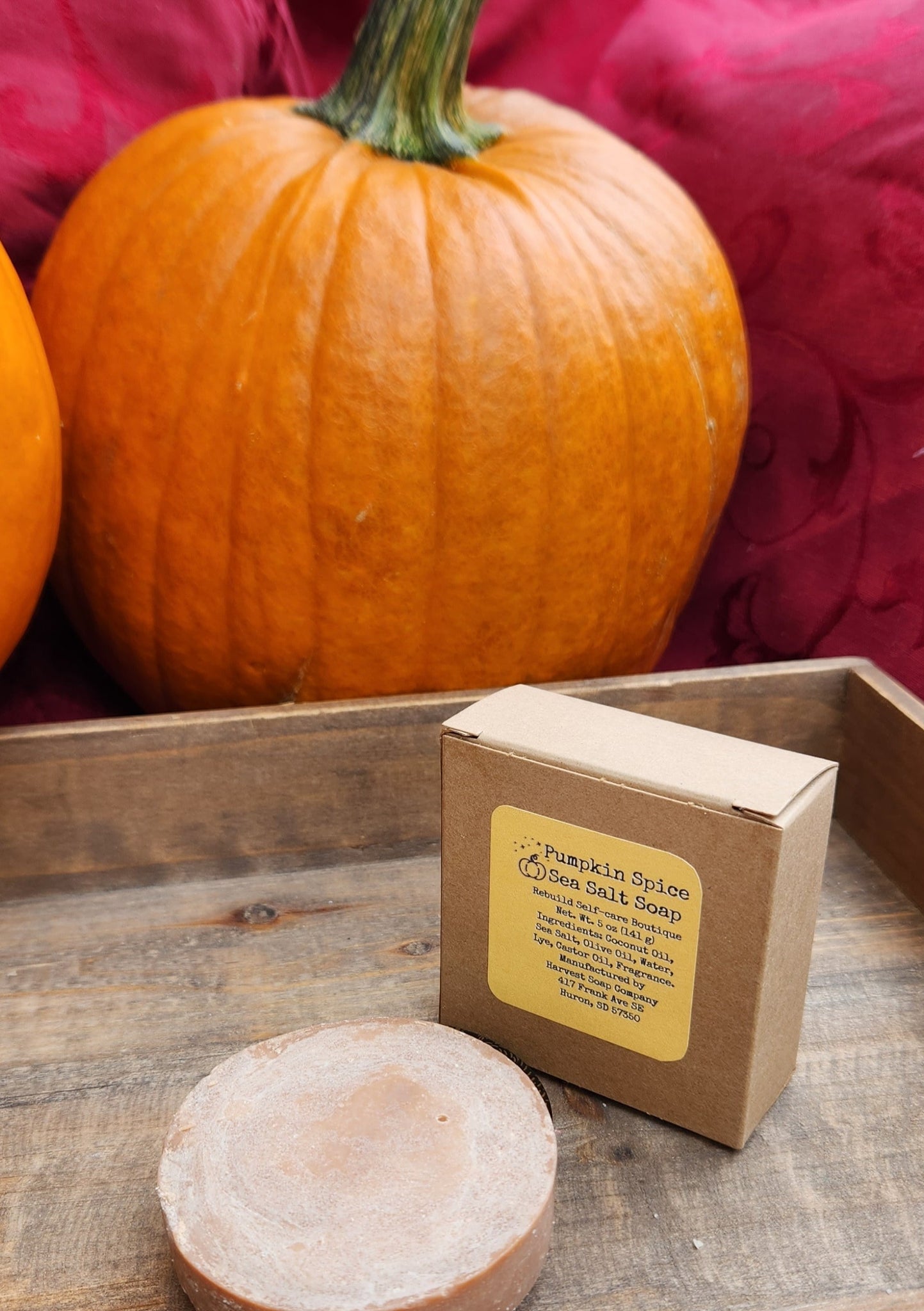 Pumpkin Spice Salt Soap – Rebuild Self-care Boutique